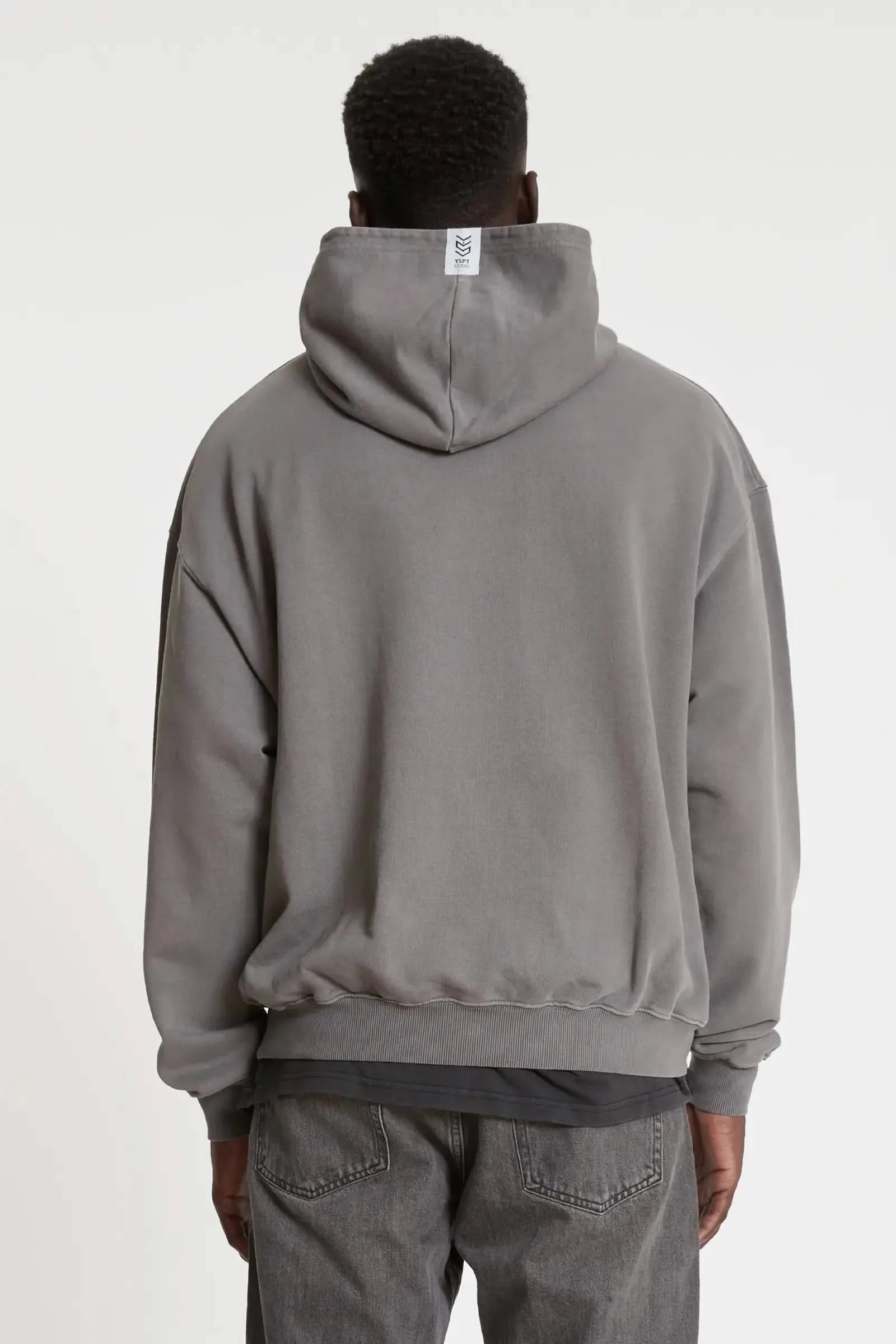 Hoodie Adventure Washed Grey YSPT Studio