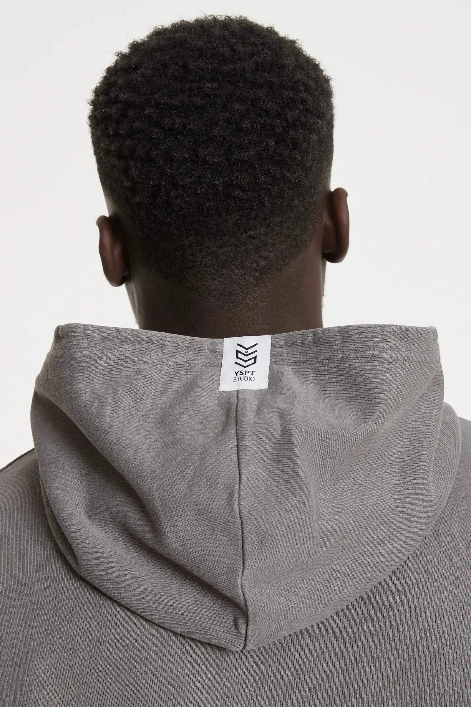 Hoodie Adventure Washed Grey YSPT Studio