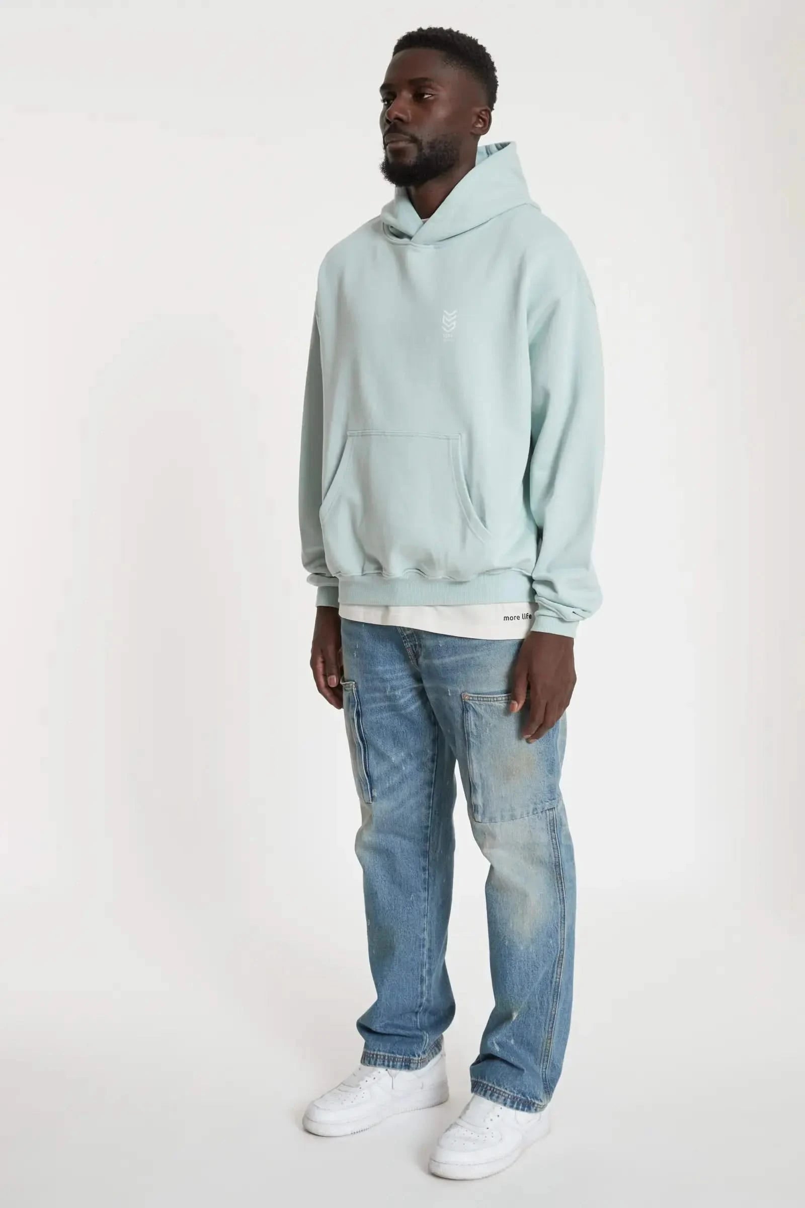 Hoodie Cityscape Mint YSPT Studio