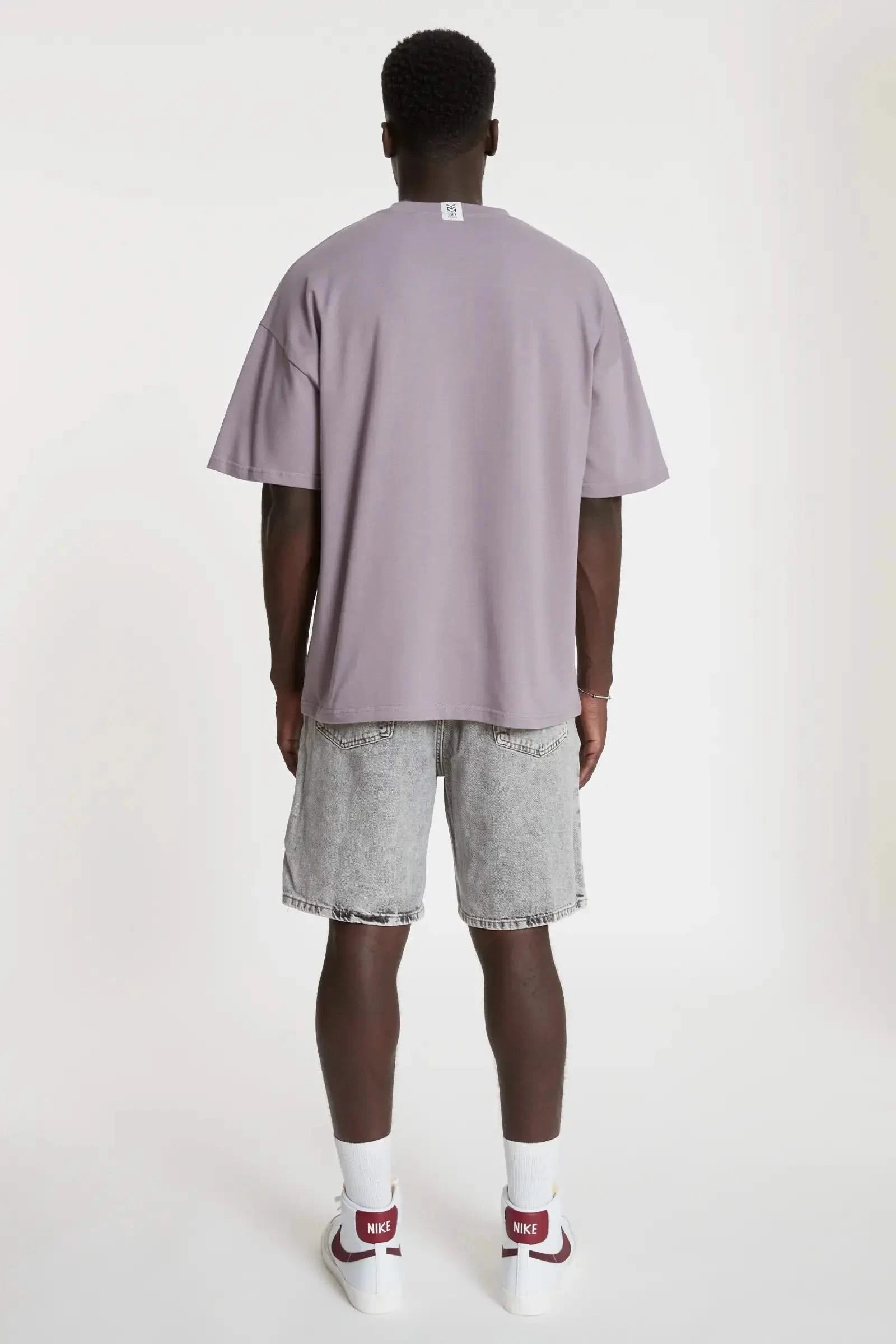 Trendy Oversized T-Shirt Cosmic Purple YSPT Studio