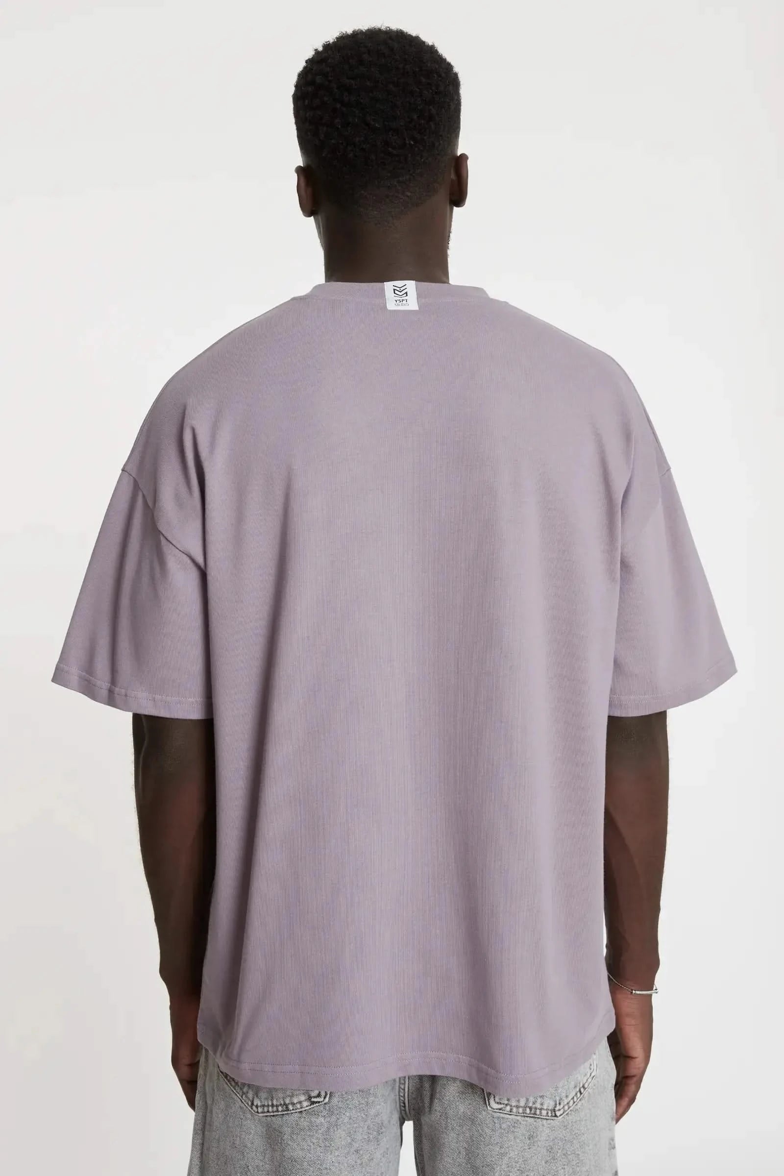 Trendy Oversized T-Shirt Cosmic Purple YSPT Studio