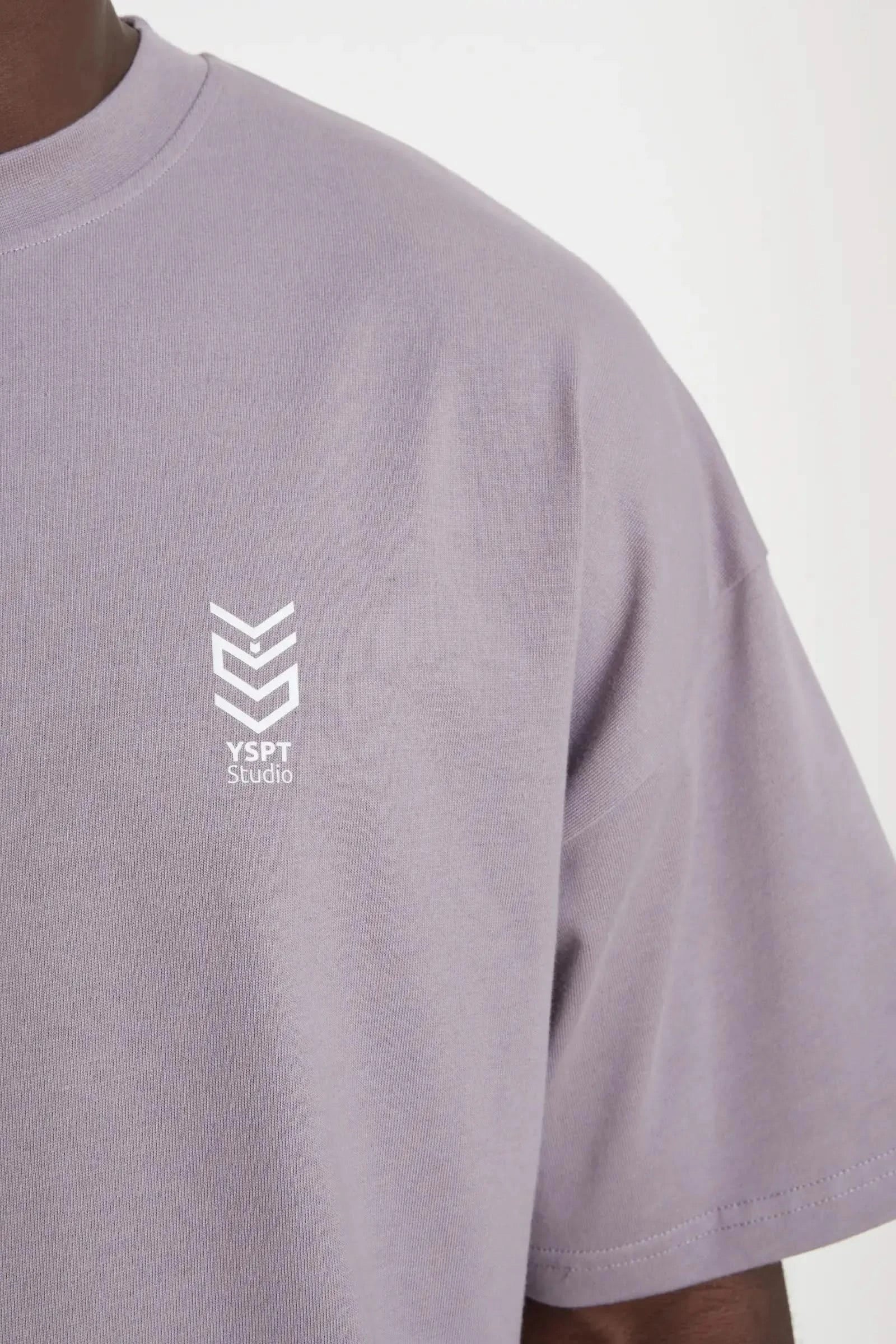 Trendy Oversized T-Shirt Cosmic Purple YSPT Studio