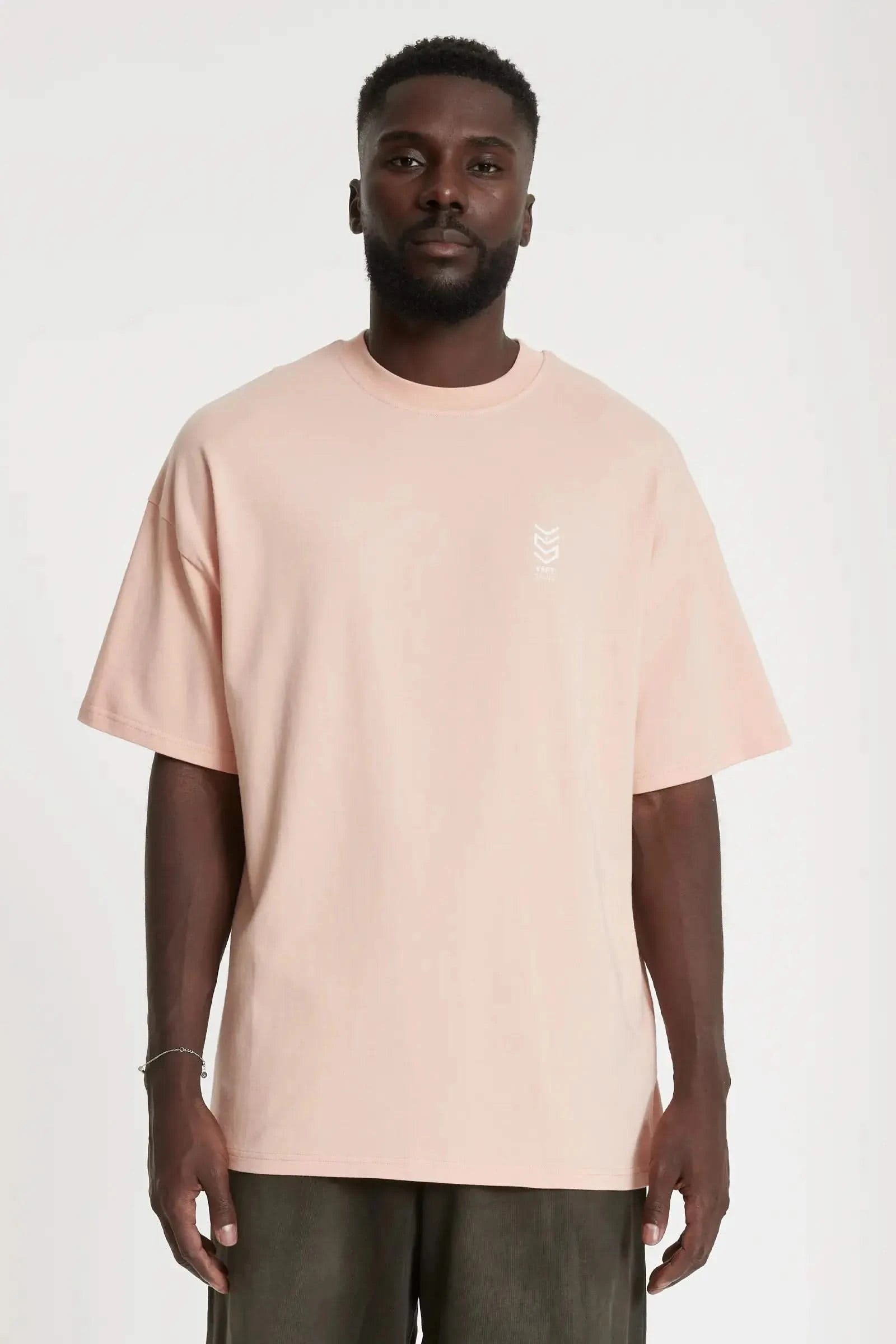 Oversized T-Shirt Meridian Light Pink YSPT Studio