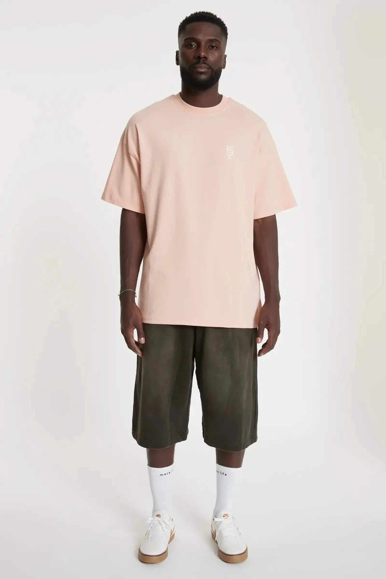 Oversized T-Shirt Meridian Light Pink YSPT Studio
