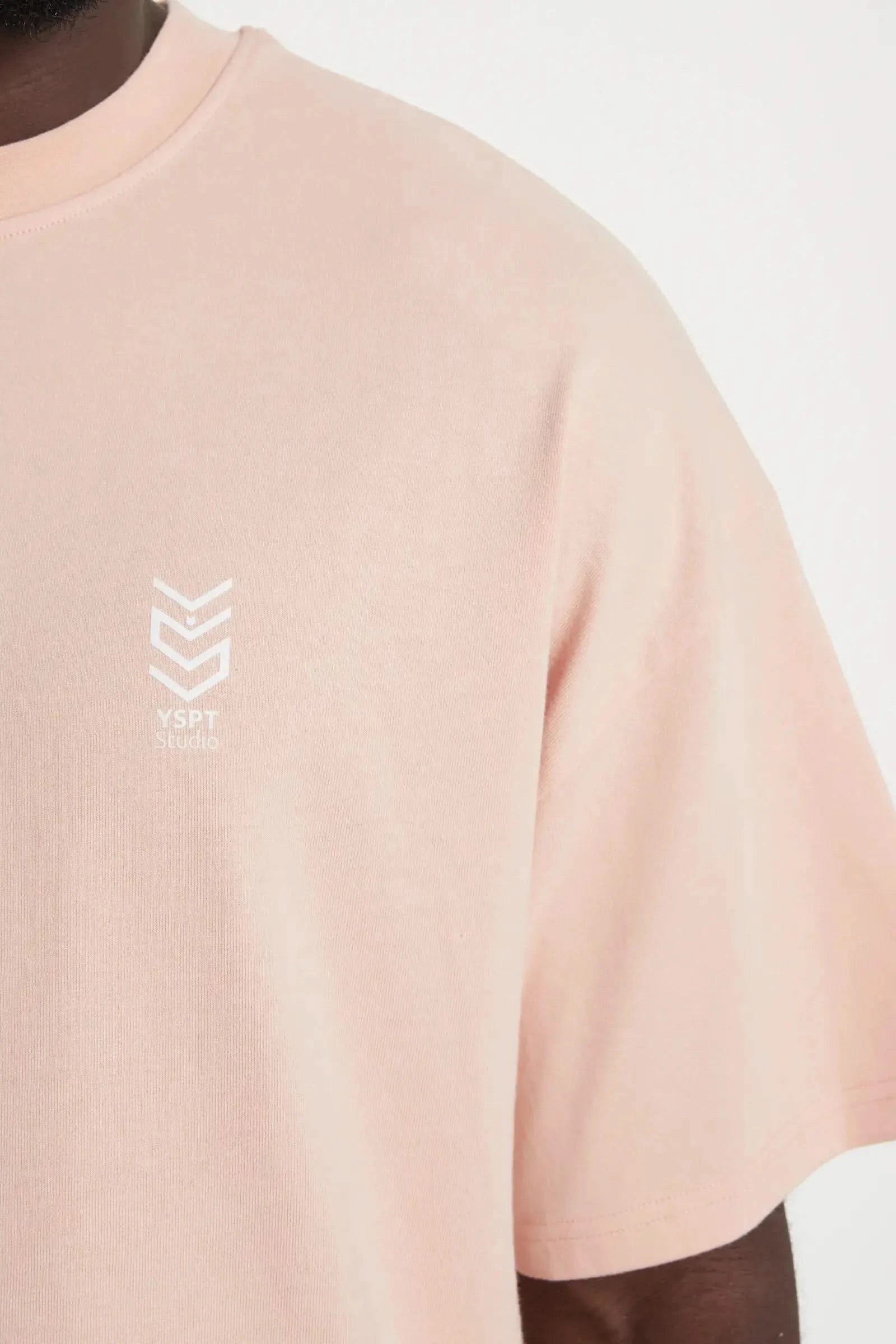 Oversized T-Shirt Meridian Light Pink YSPT Studio