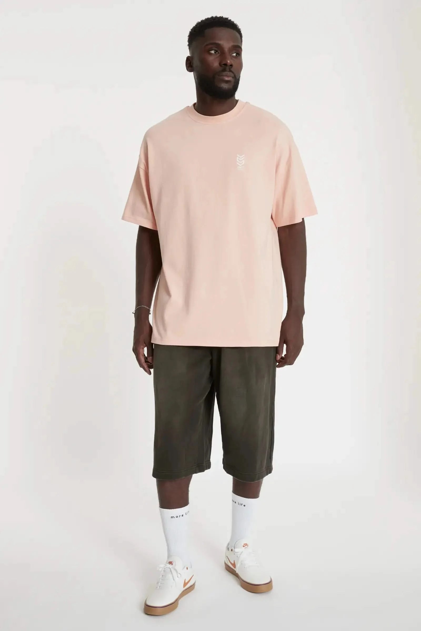Oversized T-Shirt Meridian Light Pink YSPT Studio