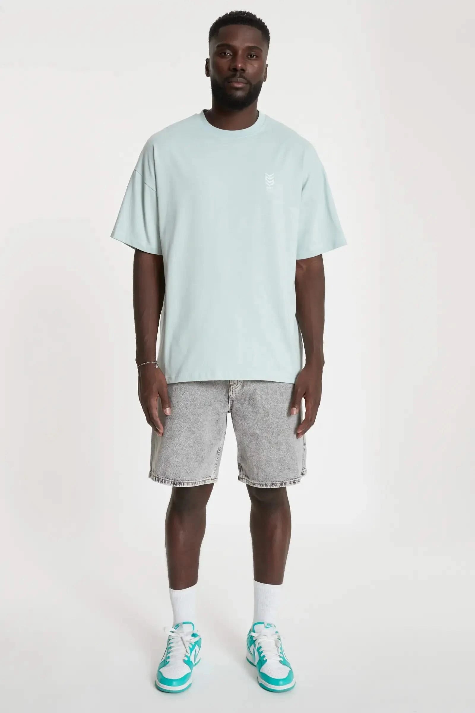 Oversized T-Shirt Cityscape Mint YSPT Studio