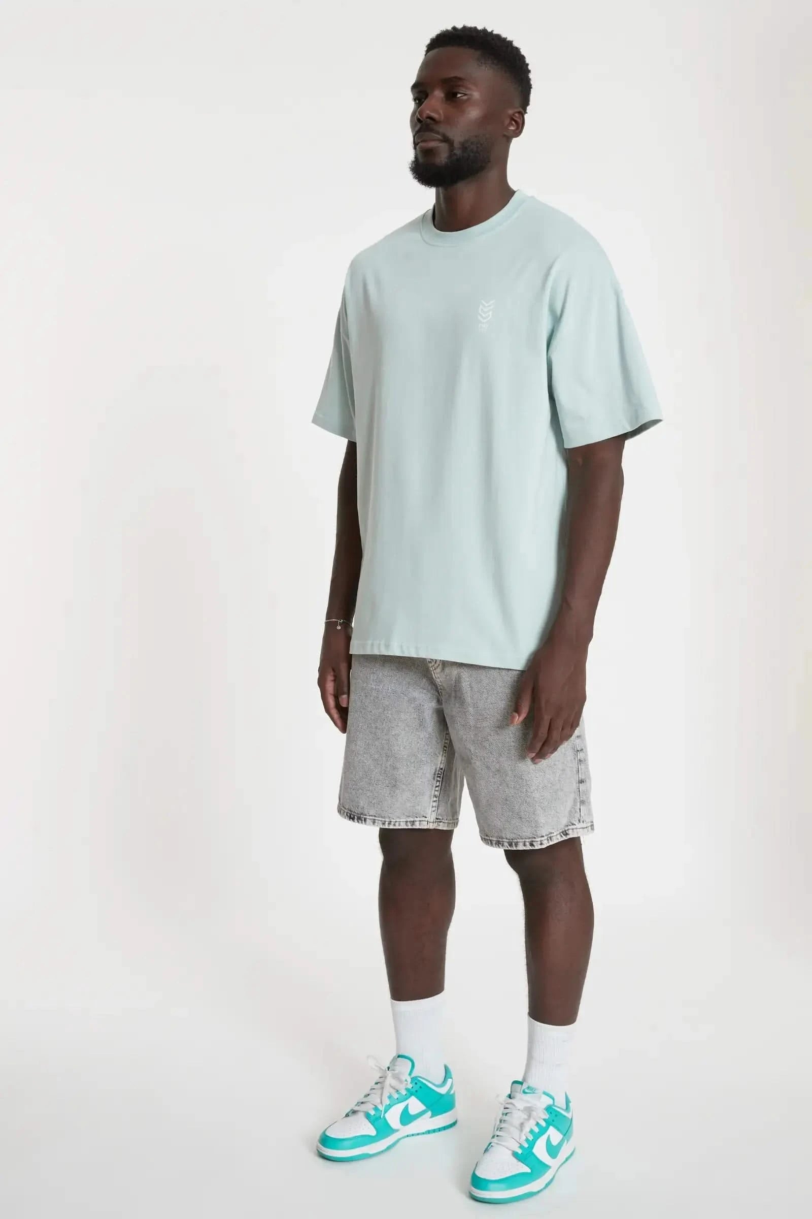 Oversized T-Shirt Cityscape Mint YSPT Studio