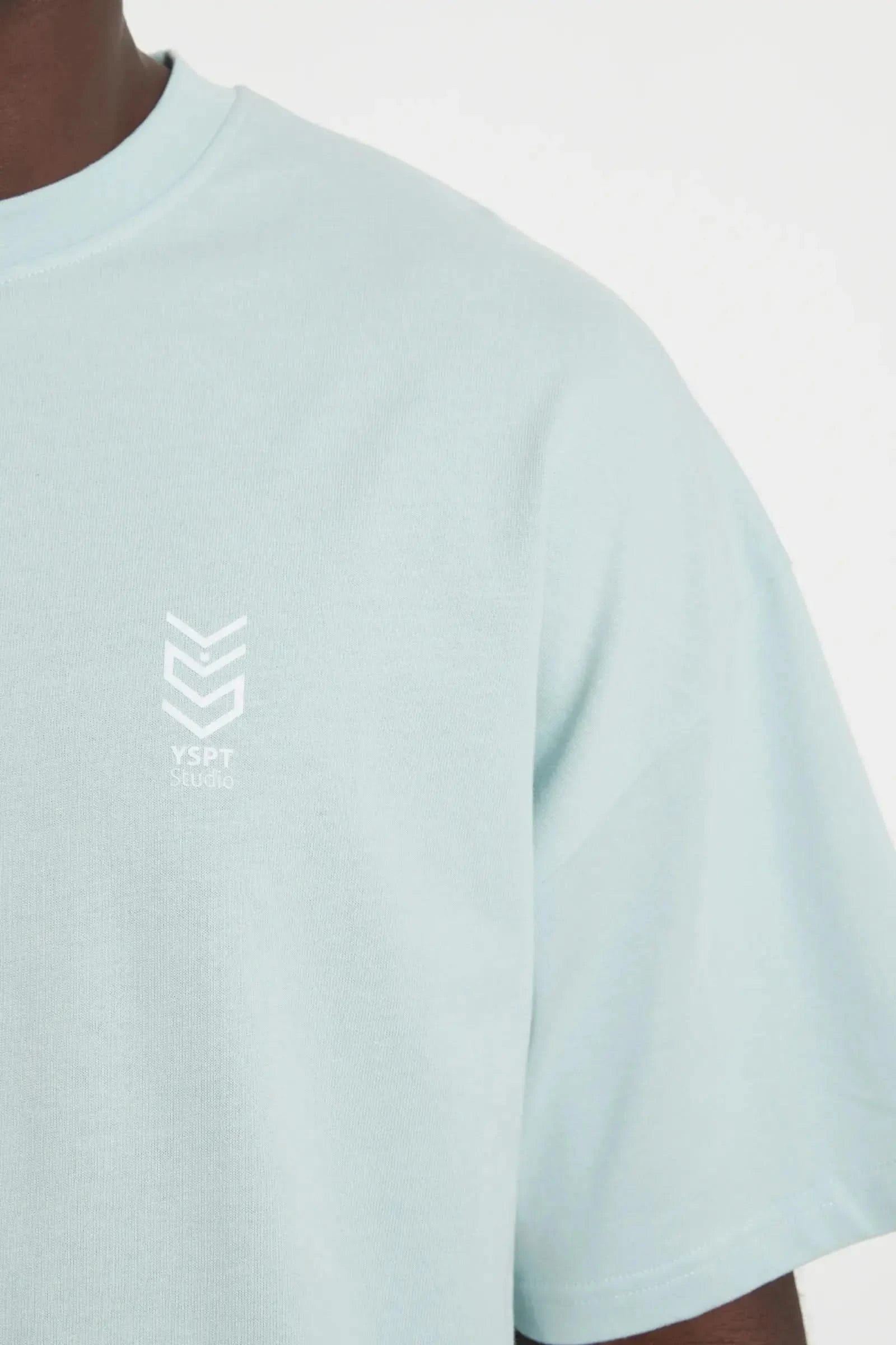 Oversized T-Shirt Cityscape Mint YSPT Studio
