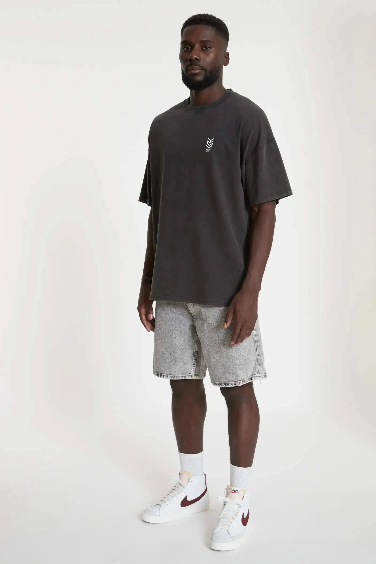 Oversized T-Shirt Granite Black YSPT Studio