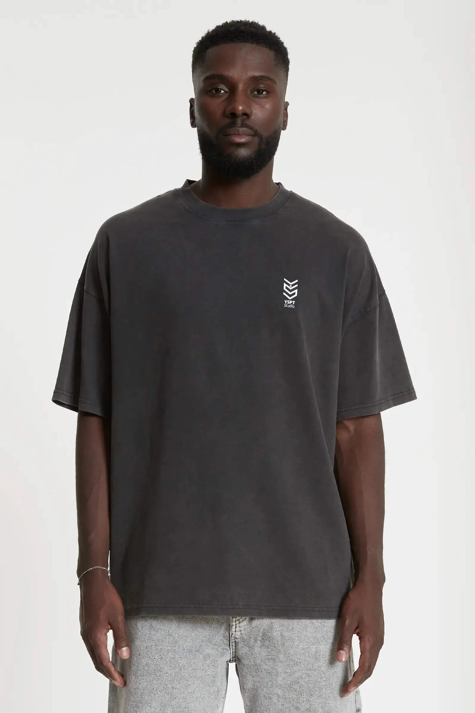 Oversized T-Shirt Granite Black YSPT Studio