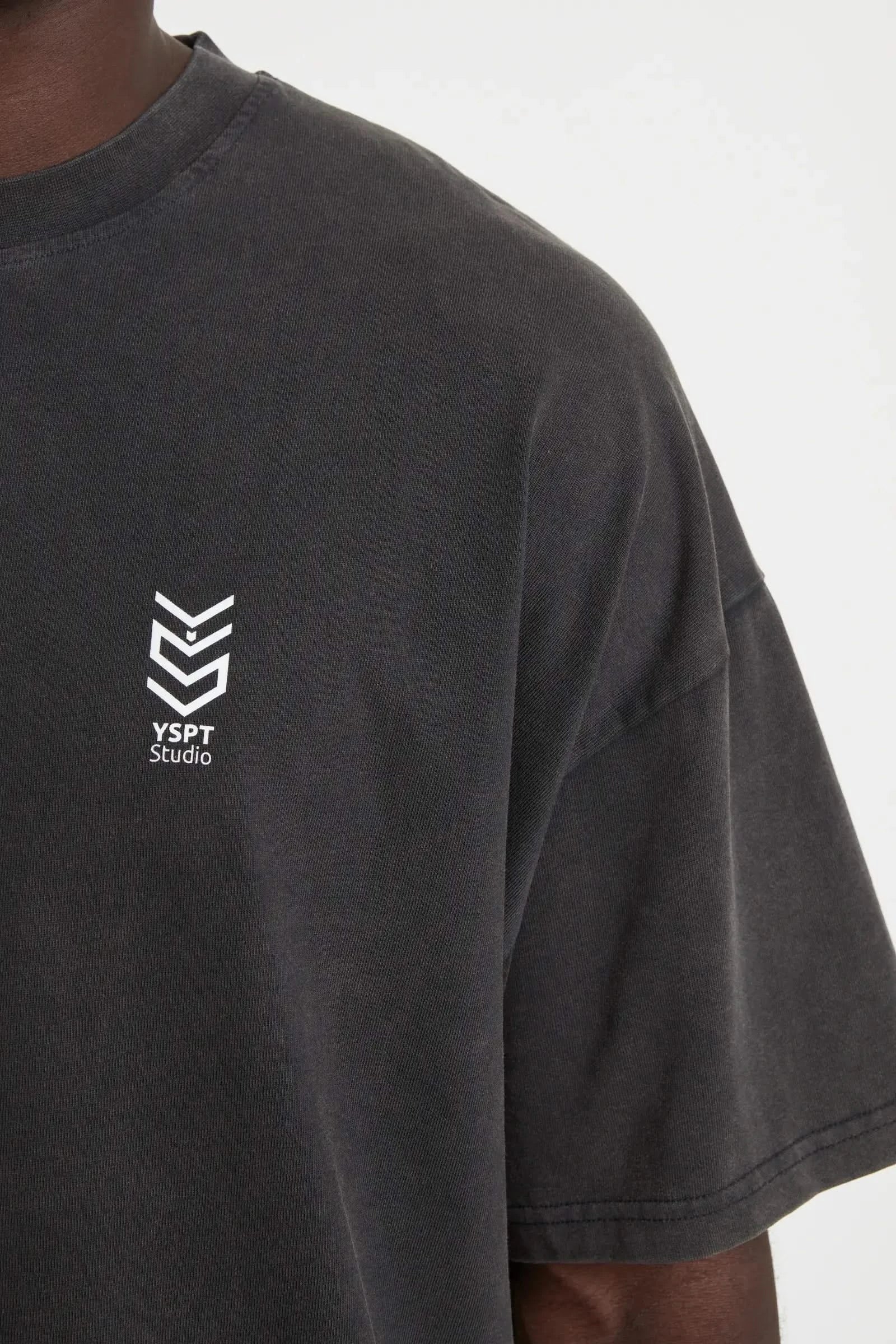 Oversized T-Shirt Granite Black YSPT Studio