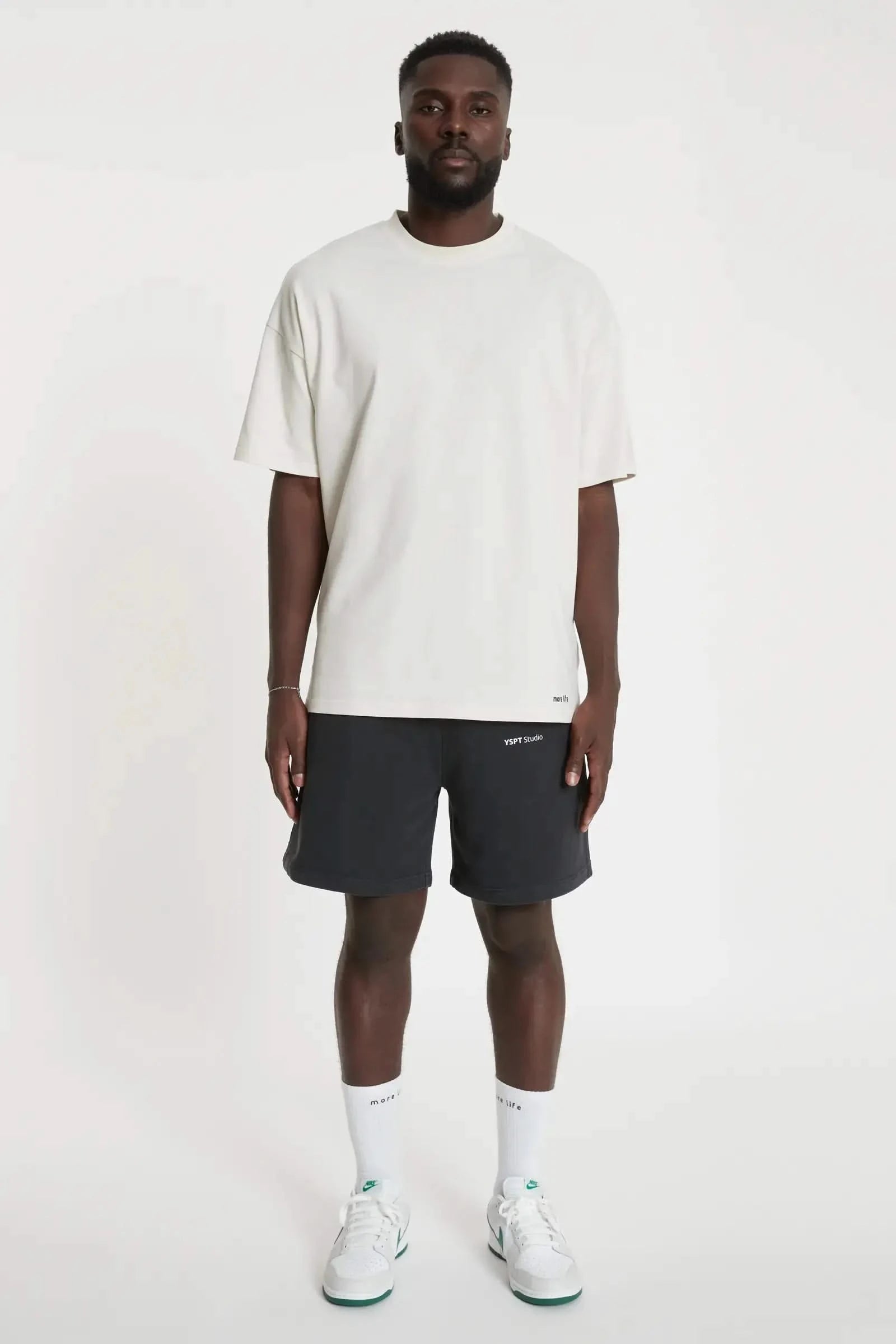 Men´s Black Shorts Granite Black - YSPT Studio