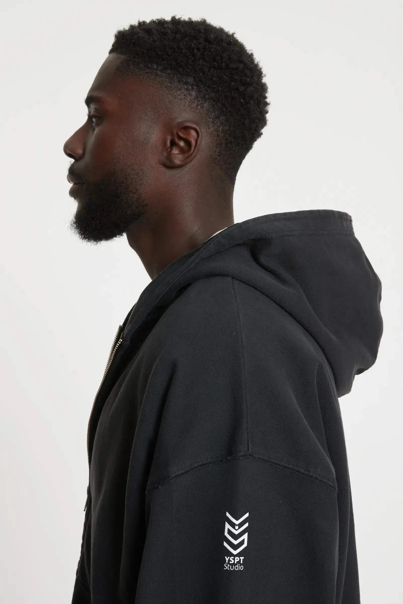 Zip Hoodie Challenger Black YSPT Studio