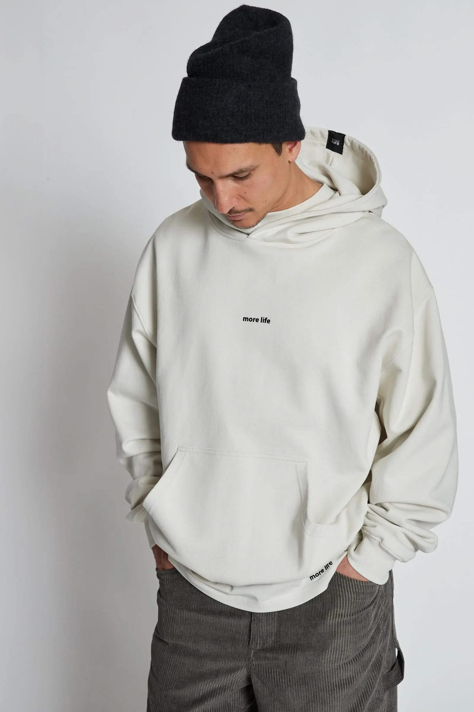 Hoodie More Live Ivory Hoodie YSPT Studio
