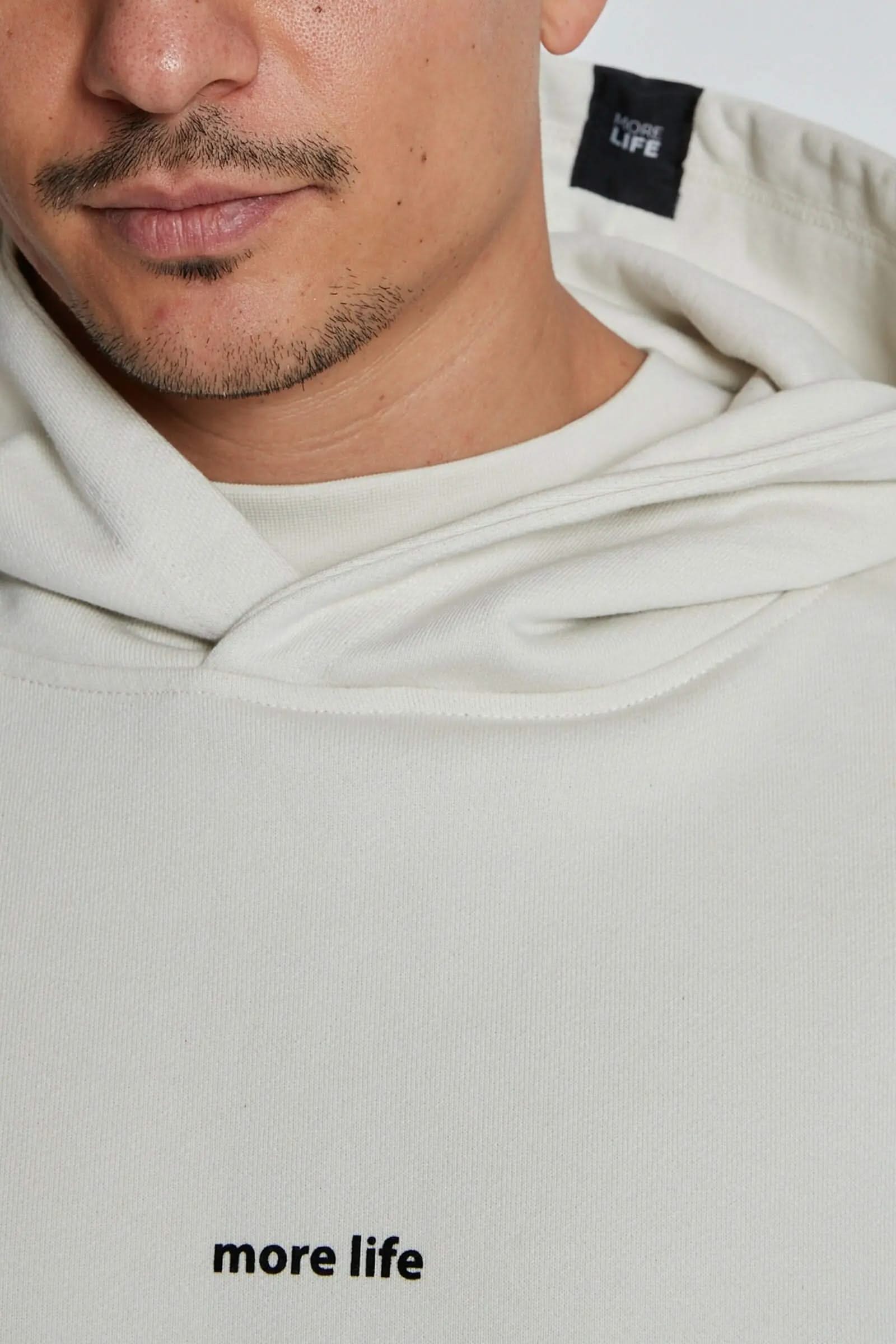 Hoodie More Live Ivory Hoodie YSPT Studio