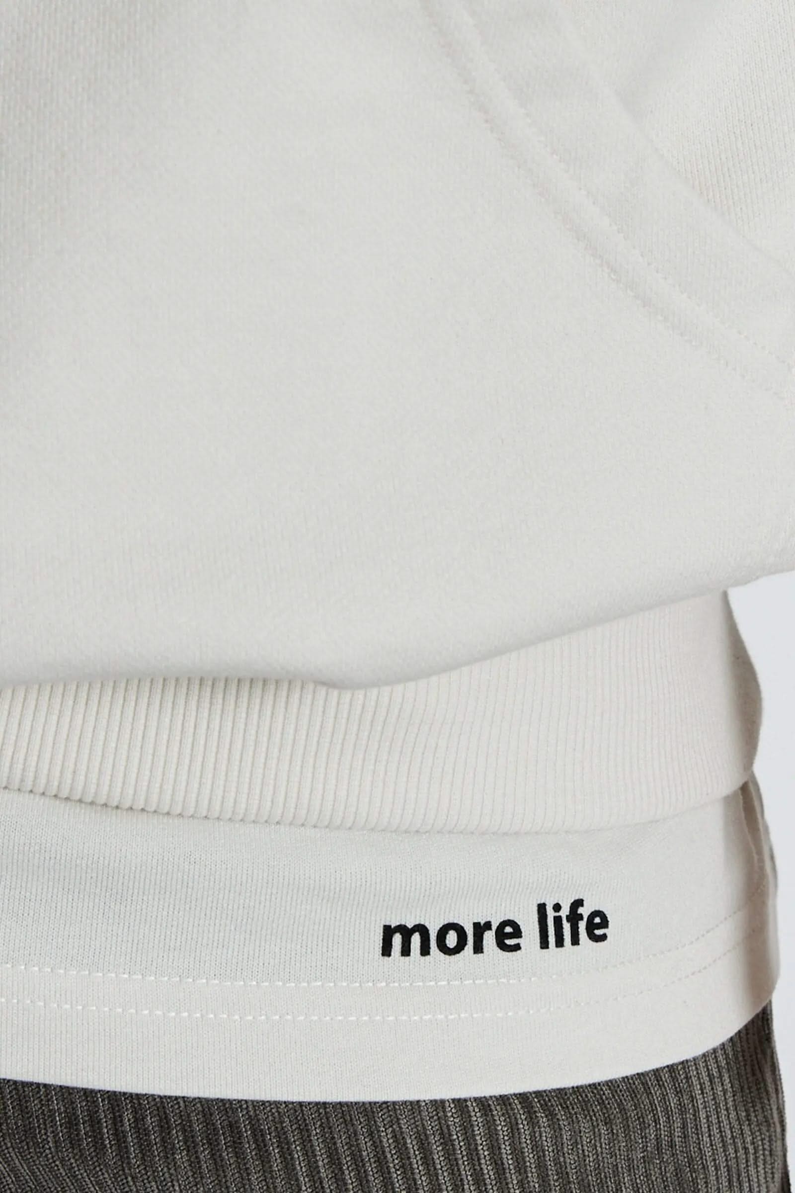 Hoodie More Live Ivory Hoodie YSPT Studio