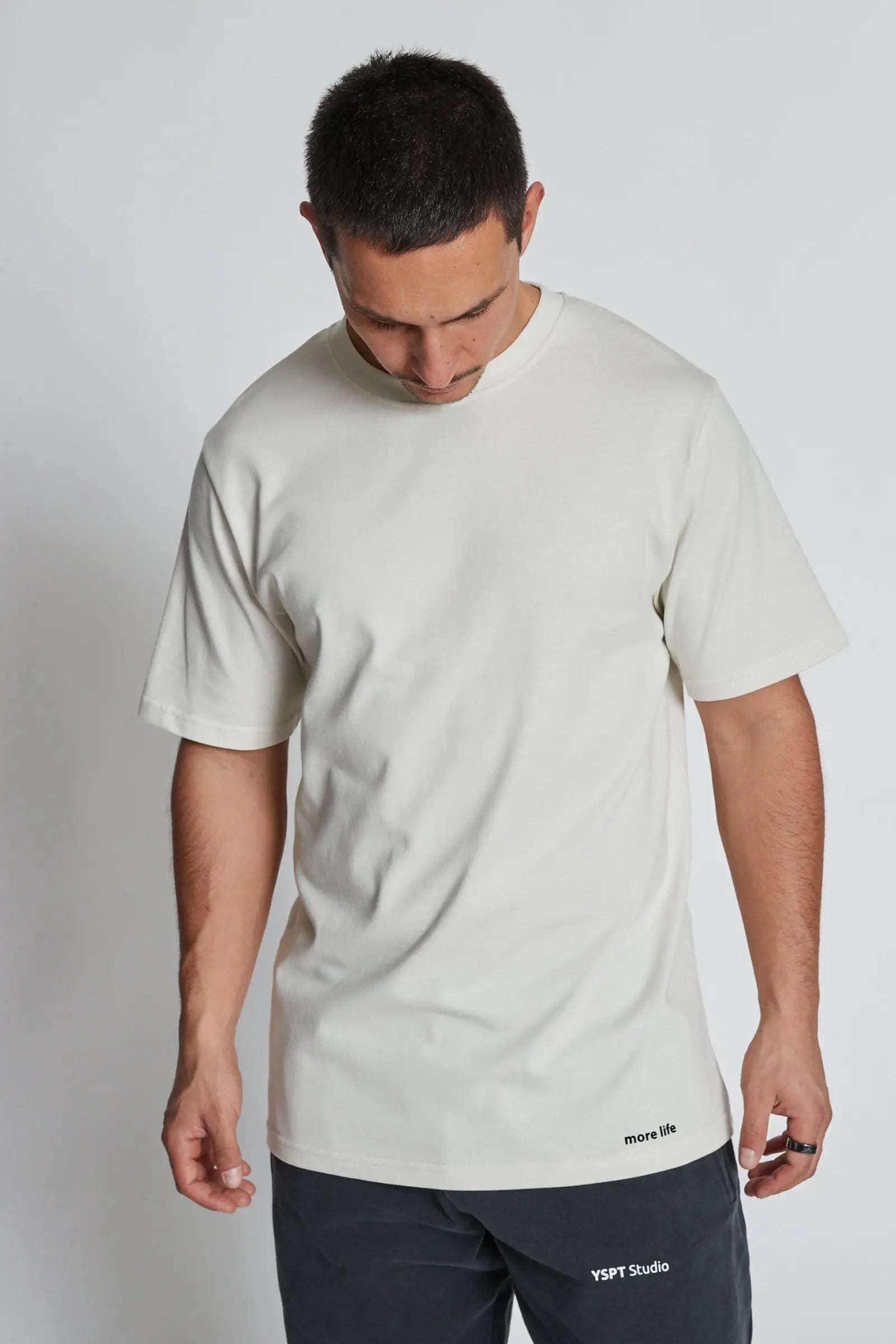 Regular T-Shirt White Base YSPT Studio