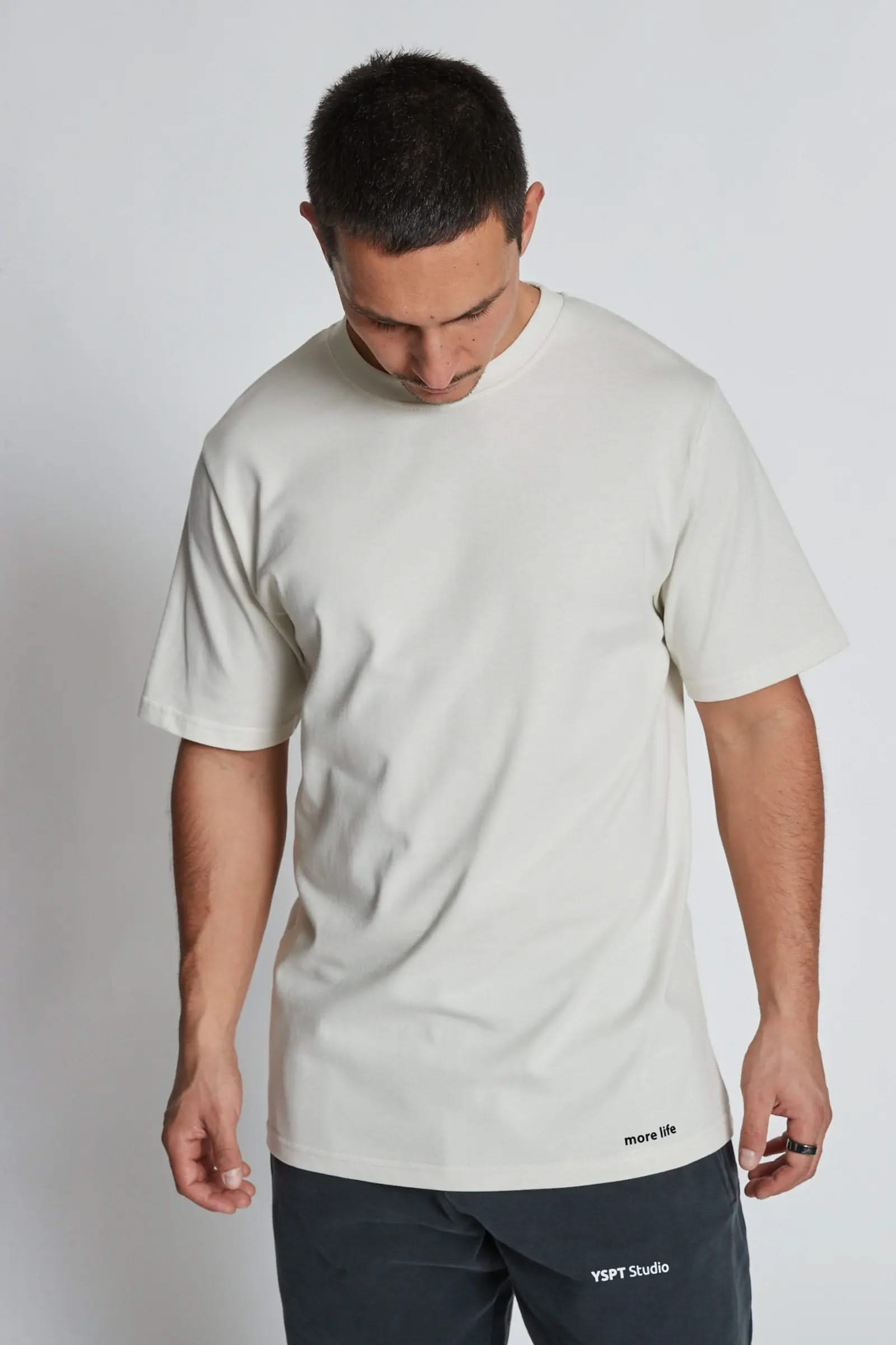 Regular T-Shirt White Base YSPT Studio