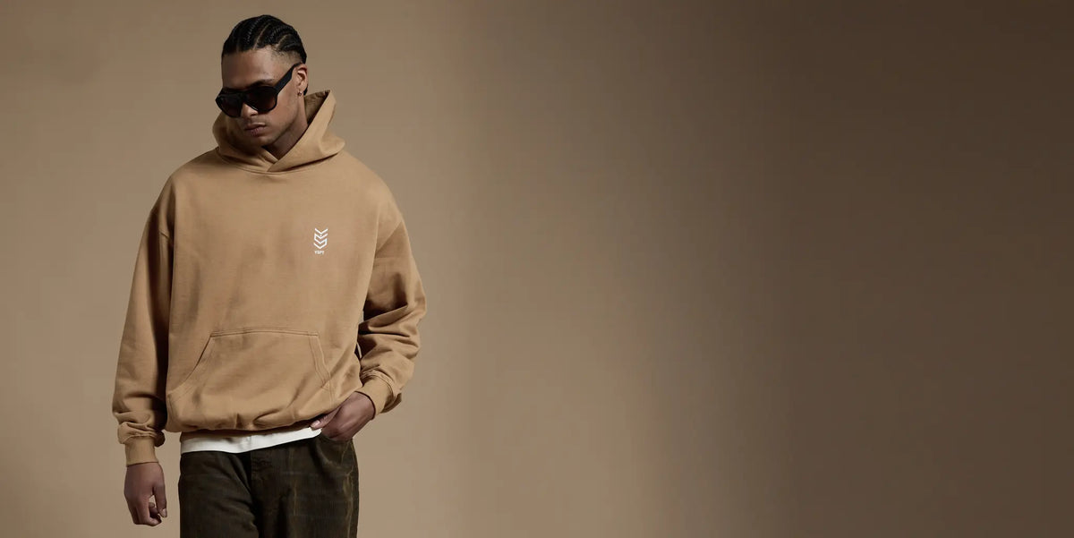 Hoodie Trendfarben 2025 – Mocha Mousse, Grau & Blau | YSPT Studio - Your Spirit Powers Tomorrow