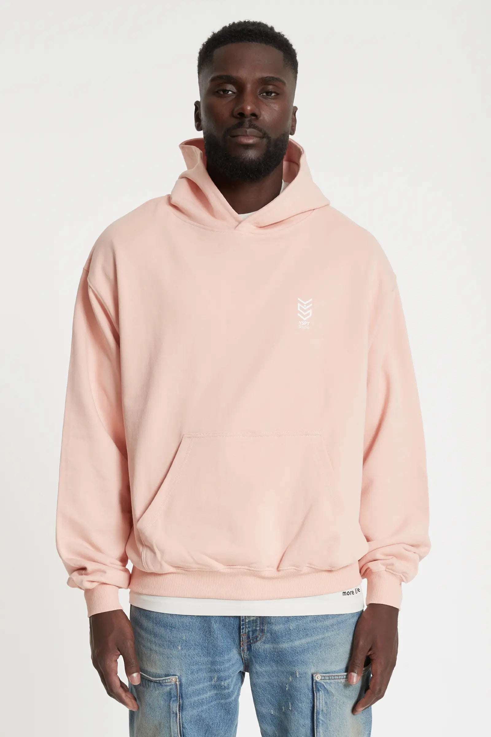 Hoodie Meridian Light Pink