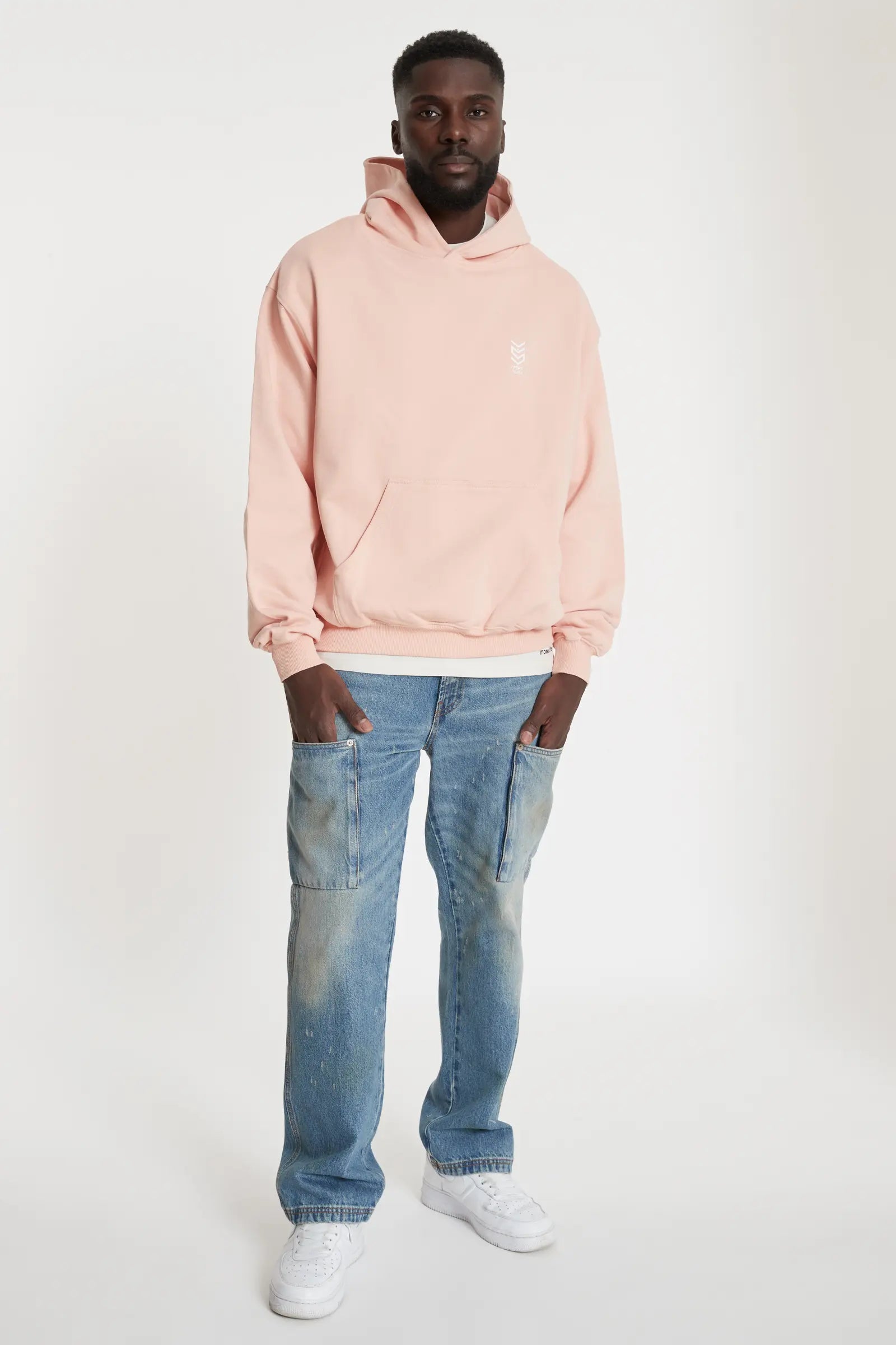 Hoodie Meridian Light Pink