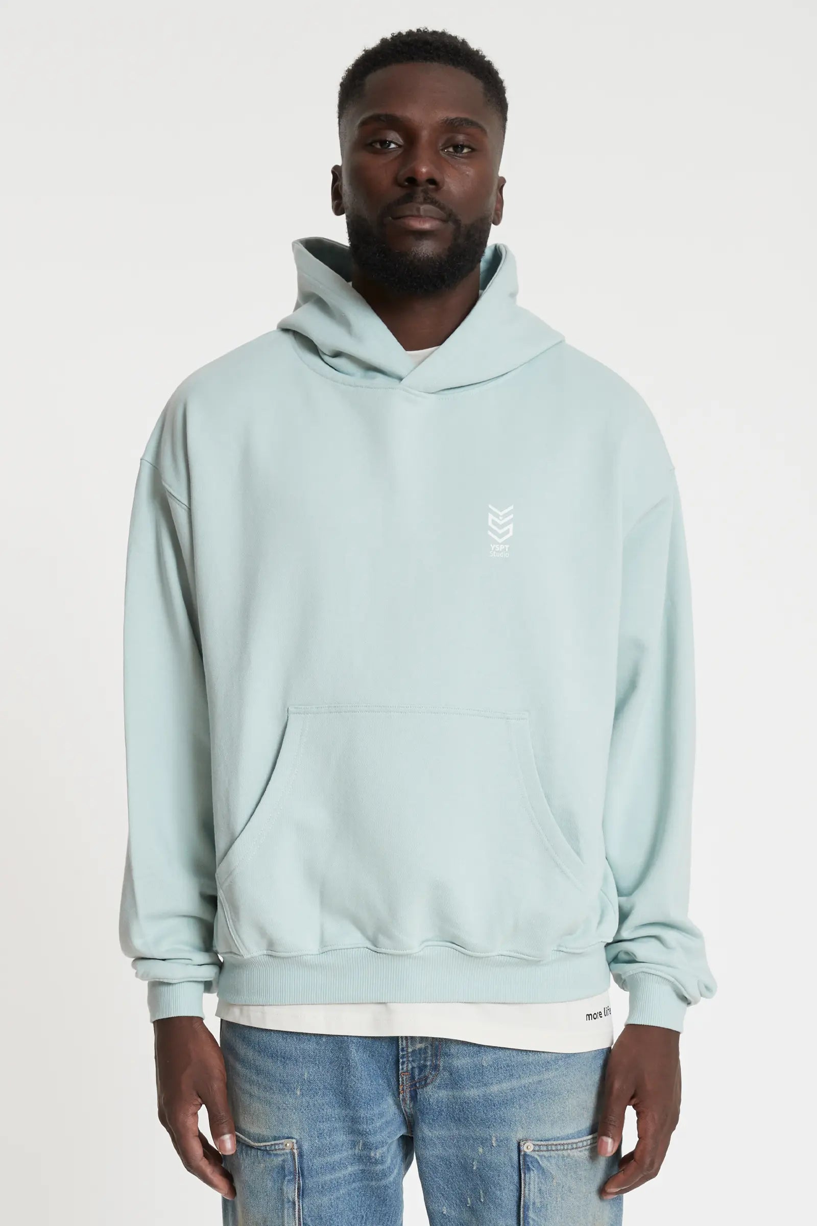 Hoodie Cityscape Mint