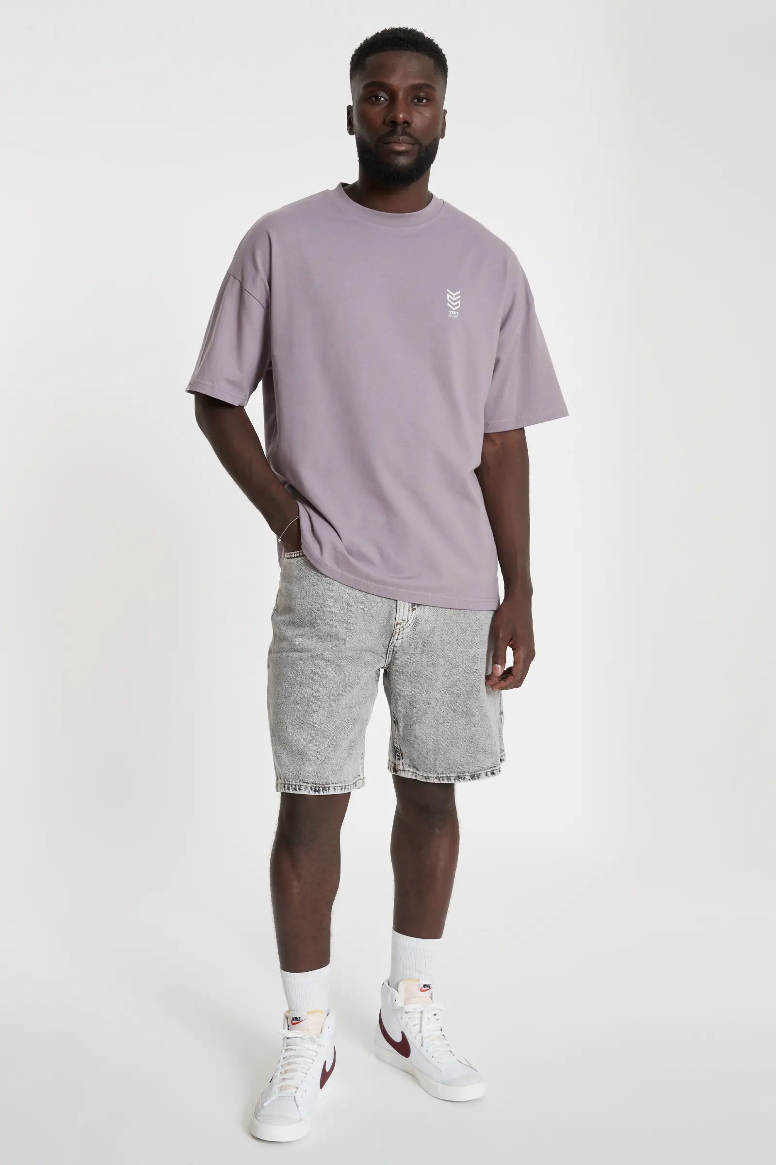 Oversized T-Shirt Cosmic Purple