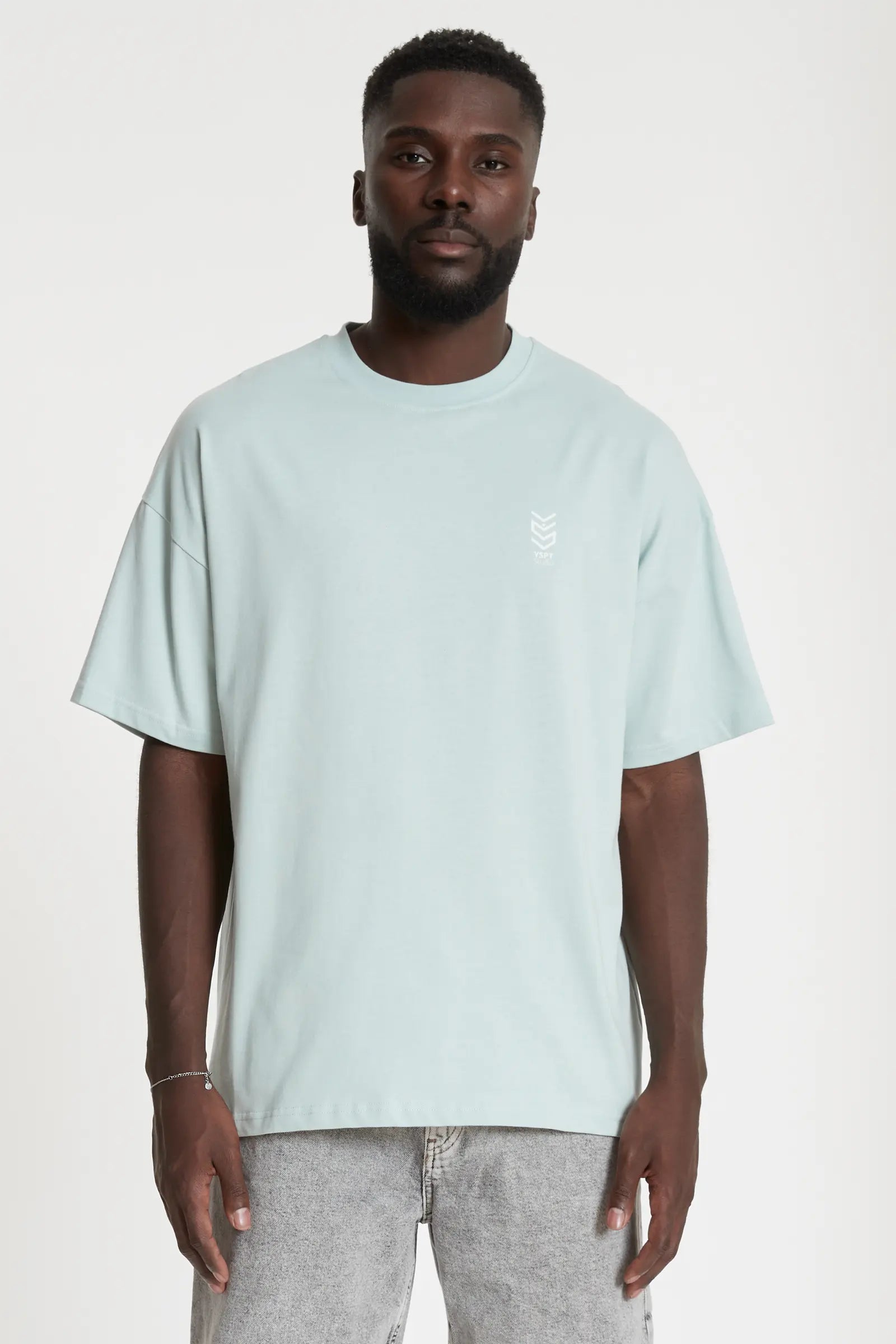 Oversized T-Shirt Cityscape Mint