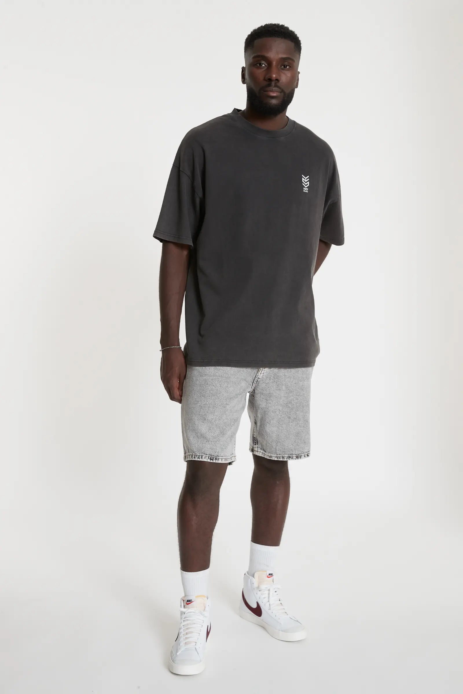 Oversized T-Shirt Granite Black