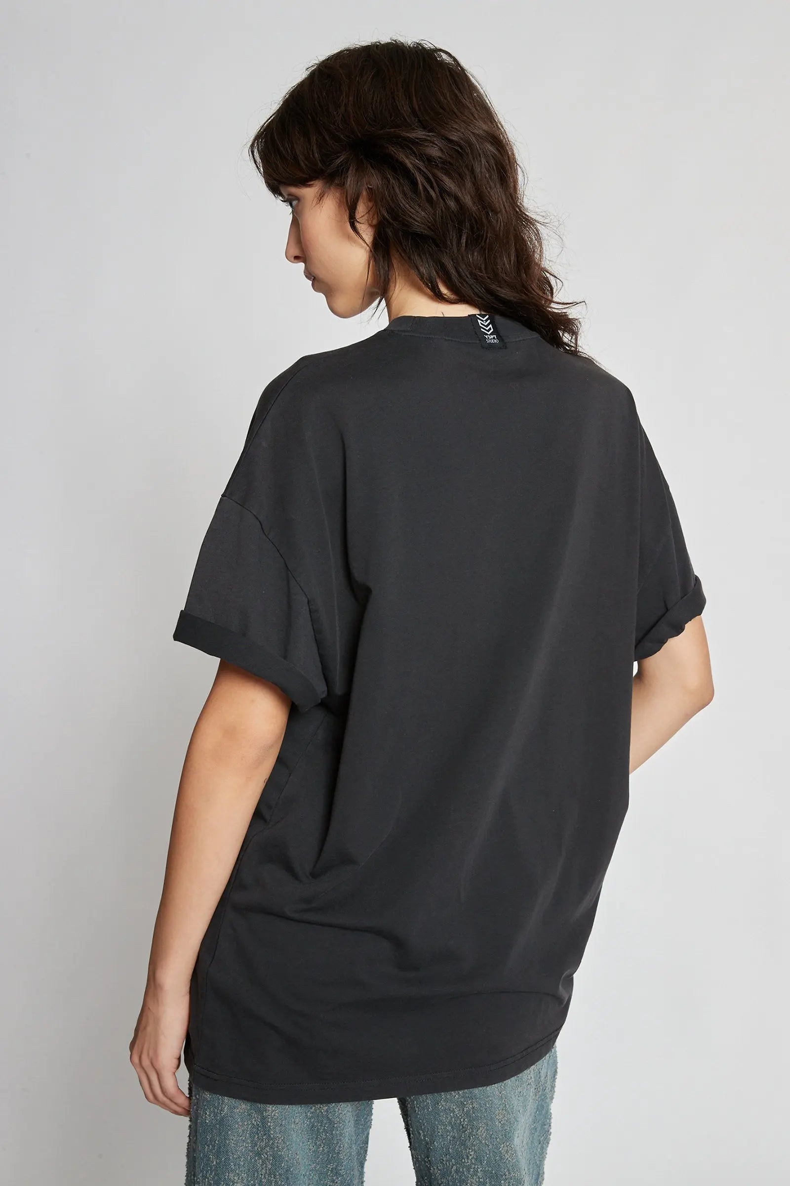 Oversized T-Shirt Black Rider YSPT Studio